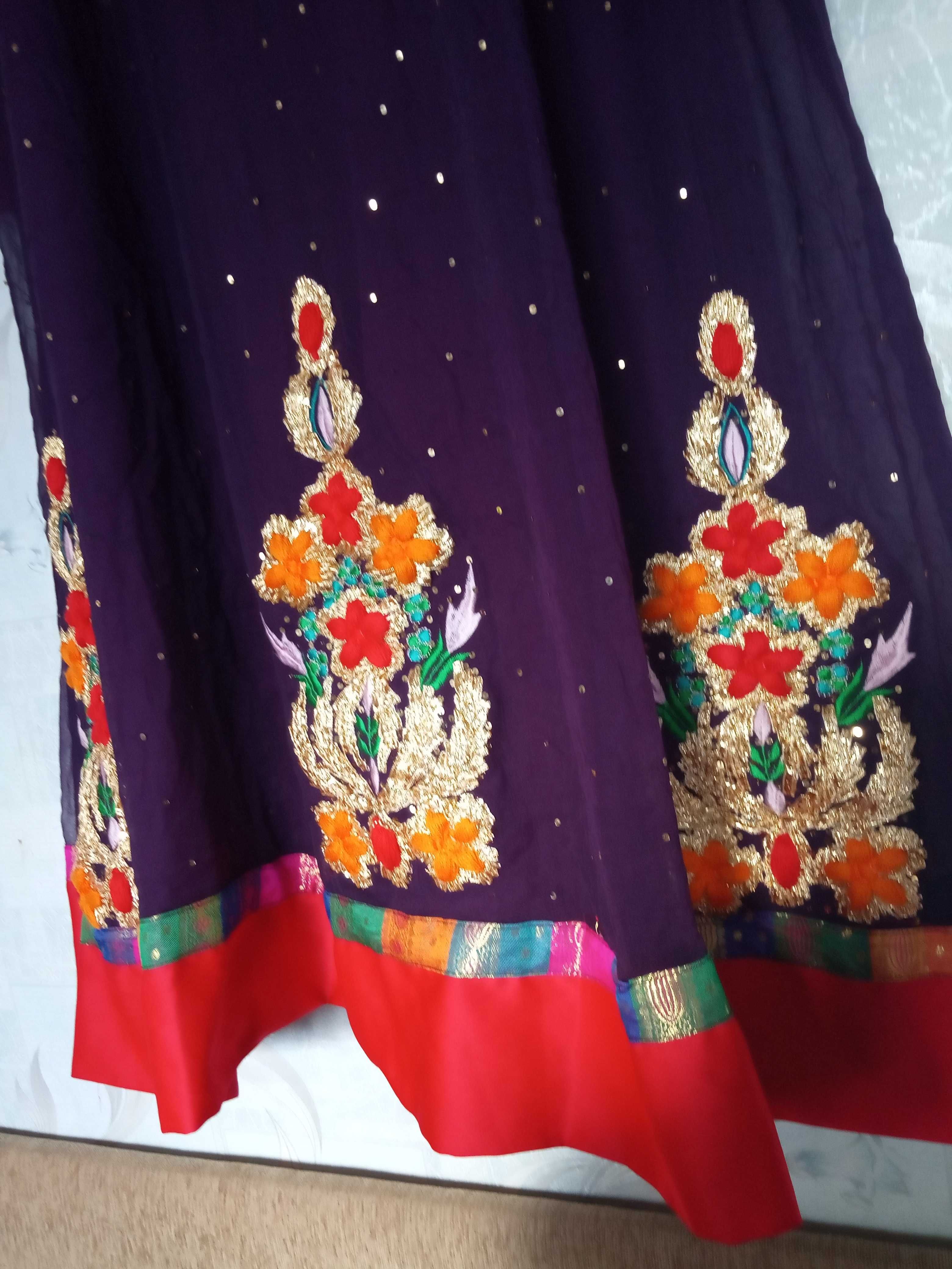 Восточное платье галабея костюм платье в индийском стиле сари