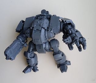 Warhammer 40000 Spacer marines Primaris redemptor dreadnought