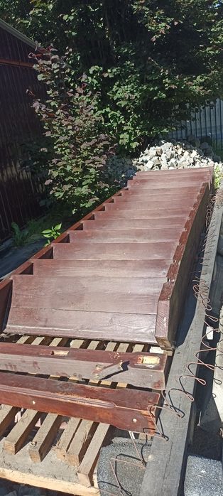 Schody dębowo bukowe