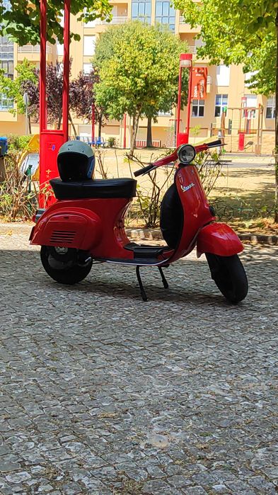 Vespa 50 s 1975 kit 75 restaurada