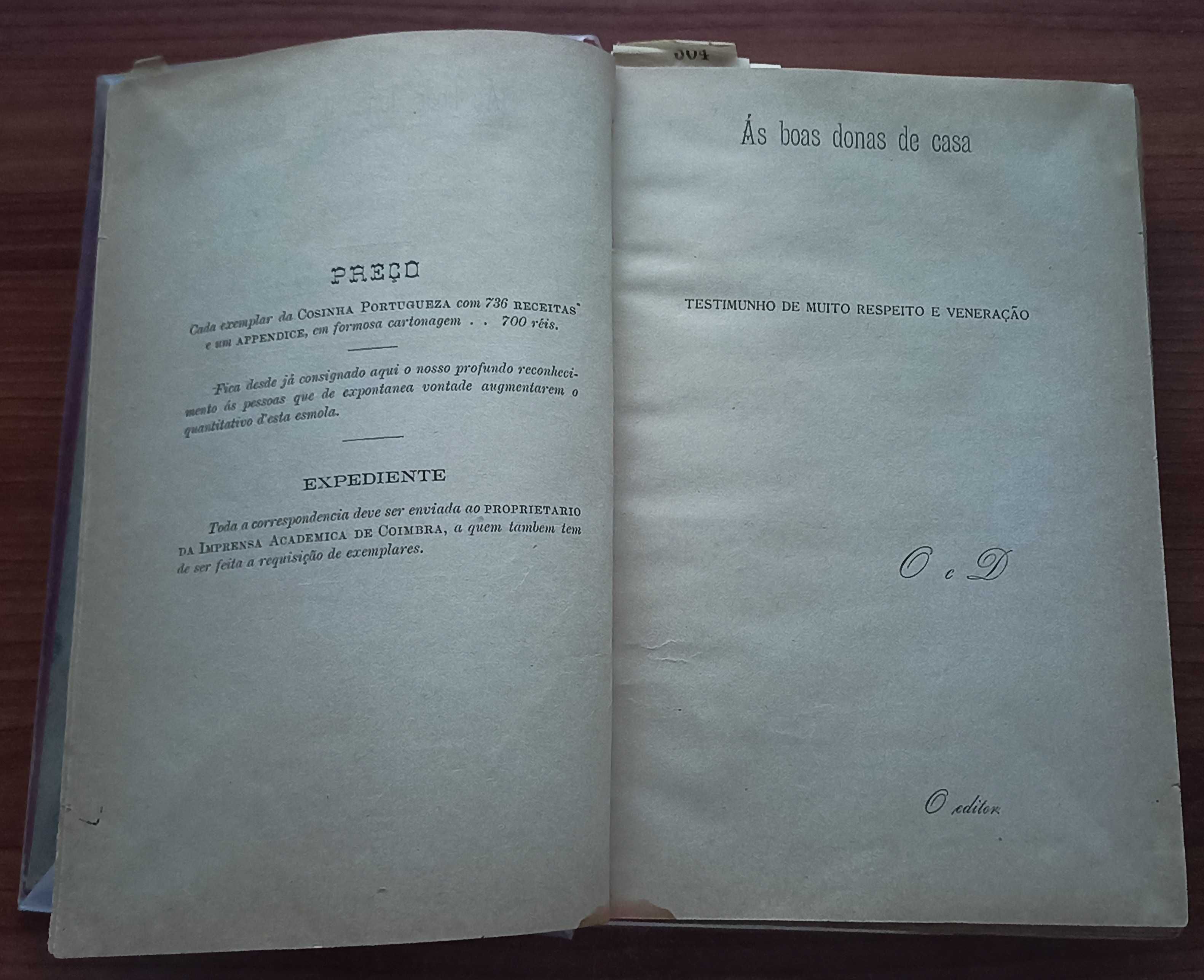 Cosinha Portugueza ou Arte Culinaria Nacional (1899)