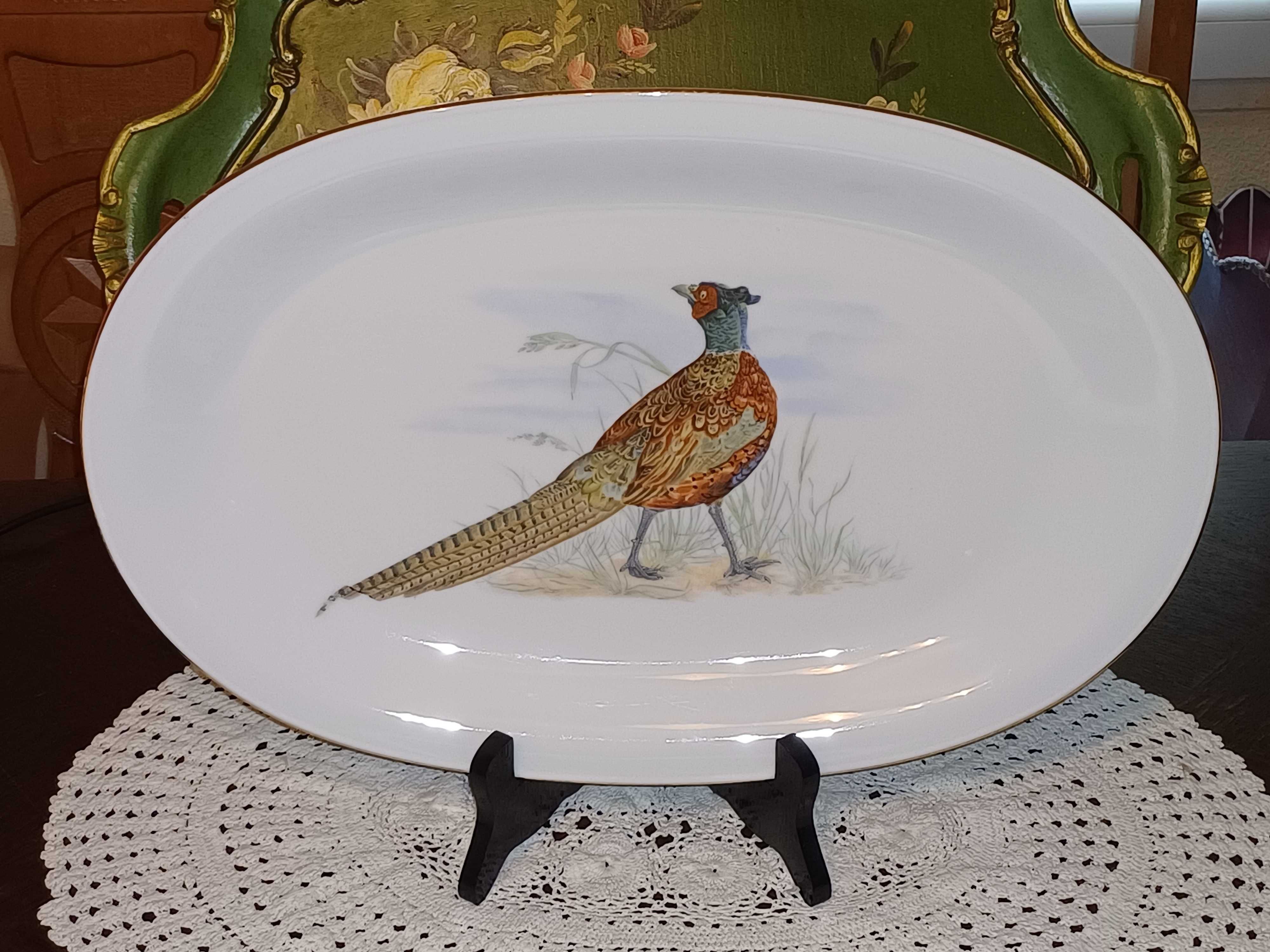 Półmisek z bażantem Porcelaine Veritable Francja (P.3858)