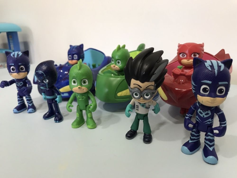 Figuras PJMasks com carros