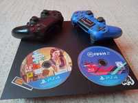 PS 4 базова комплектація пам'ять 500 GB 2 джойстика та  2 диска gta 5