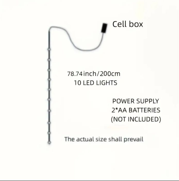 Гірлянда будиночки, світлодіодна гірлянда будинки, гірлянда штора роса