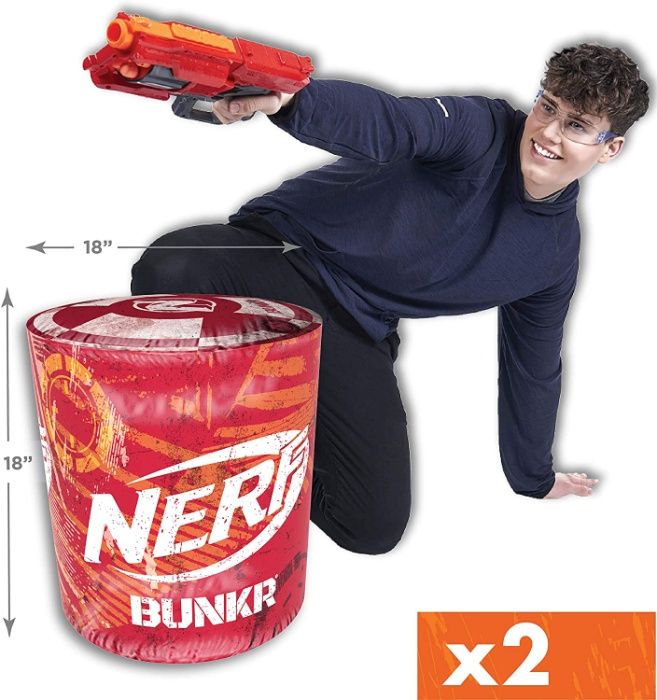 Бункеры Нерф Nerf Bunkr Battle Stackers Inflatable Battlezone Pack