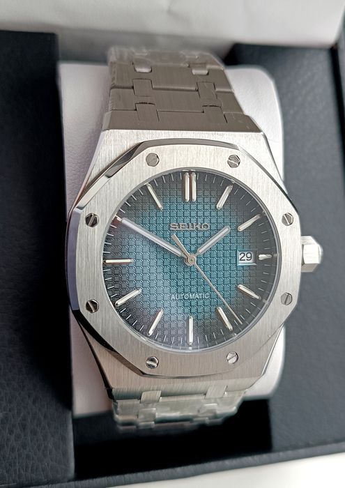 Часы годинник Seiko MOD Audemars з механізмом NH35A