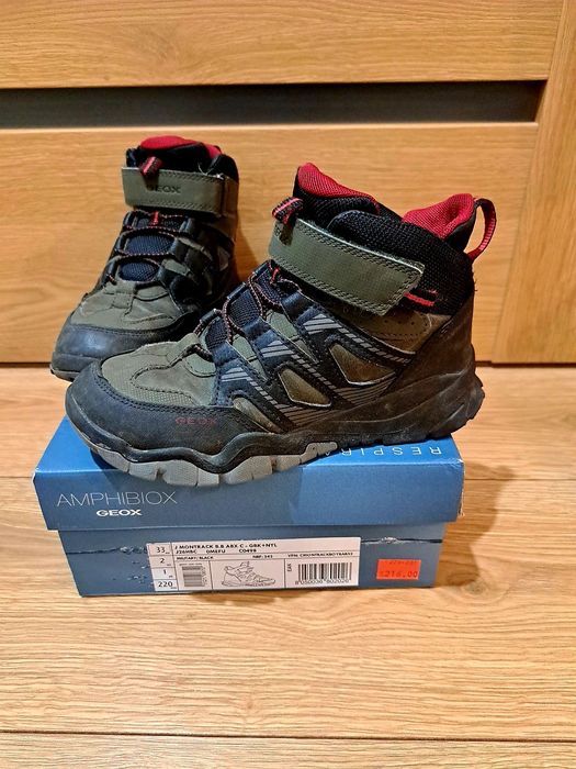 Buty Geox Amphibiox 33 wodoodporne