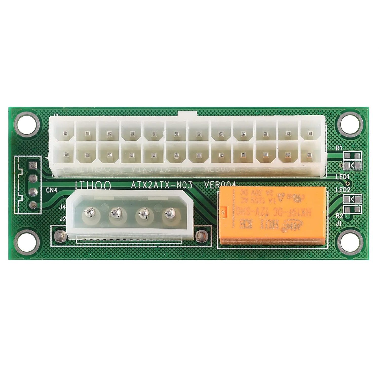 Podwójne Złącze Zasilacza Add2Psu Atx 24 Pin Do Złącza Molex 4 Pin
