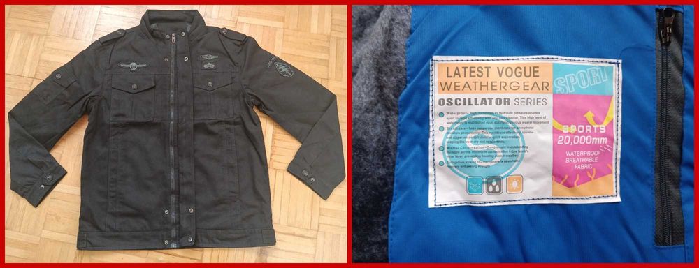 Мужская демисезонная куртка в стиле милитари / теплая зимняя куртка.