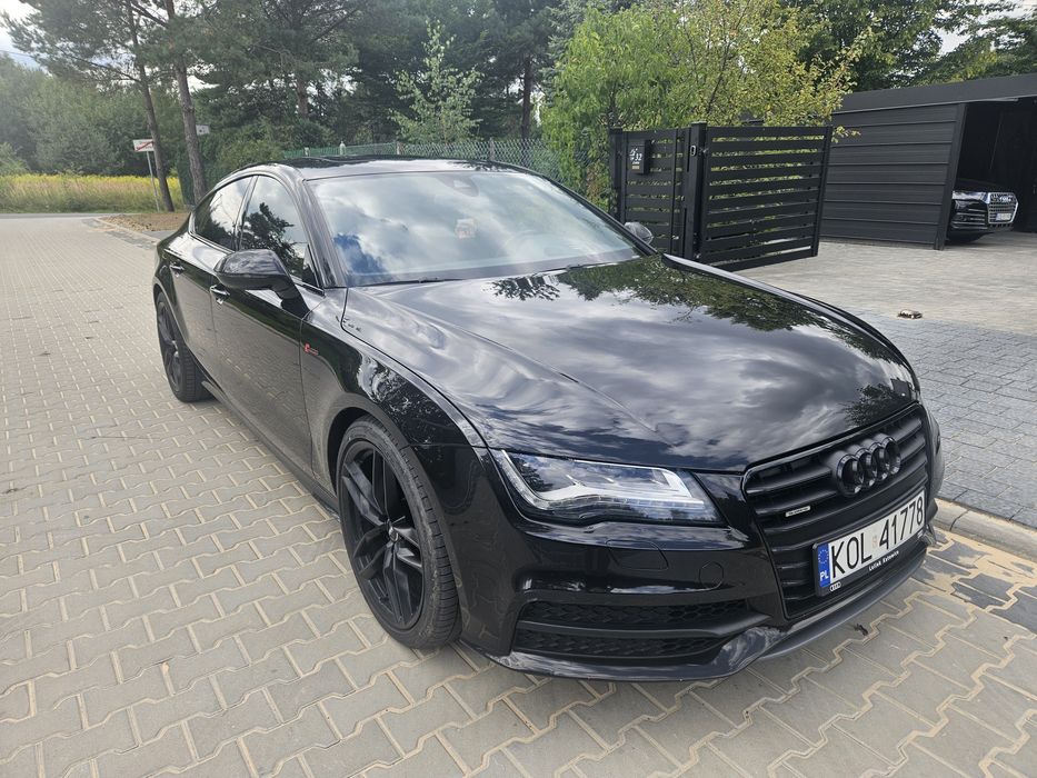 Audi a7 c7 3.0 tfsi wersja Prestige my2015 brązowe wnętrze bez wkładu