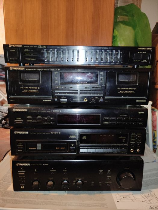 Hi Fi Pioneer, A-403R, PD-M503, F-203RDS, CT-W503R