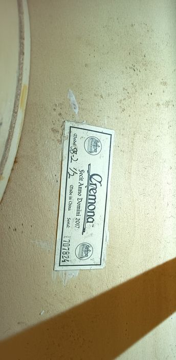 Contrabaixo Cremona SB 2  1\2 intermédio.