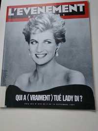 Смерть принцессы Дианы журнал от 4 сентября 1997 г провезен из Парижа