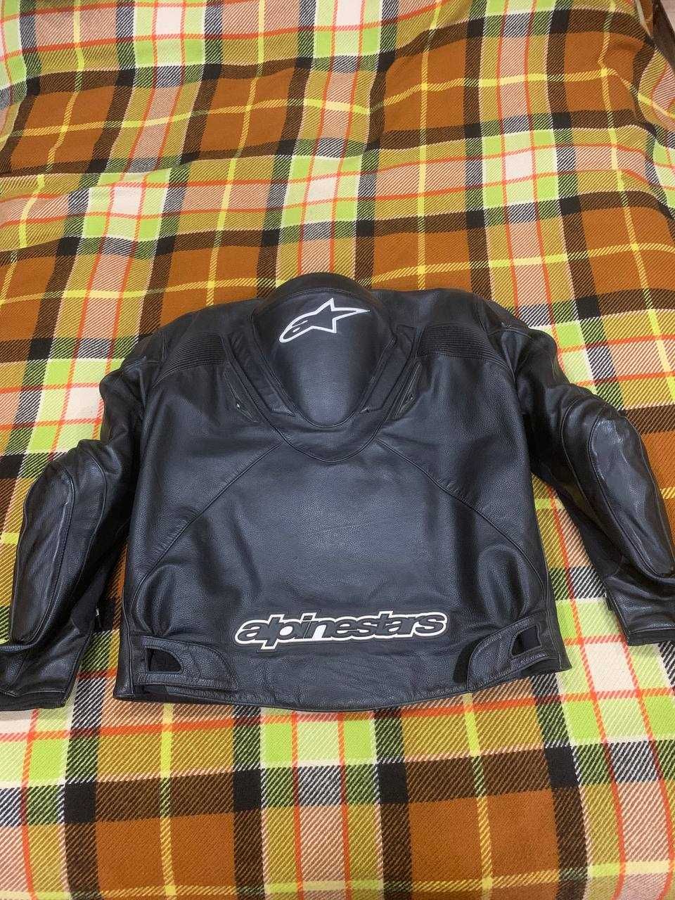 Мотокуртка Alpinestars шкіряна (розмір 56)