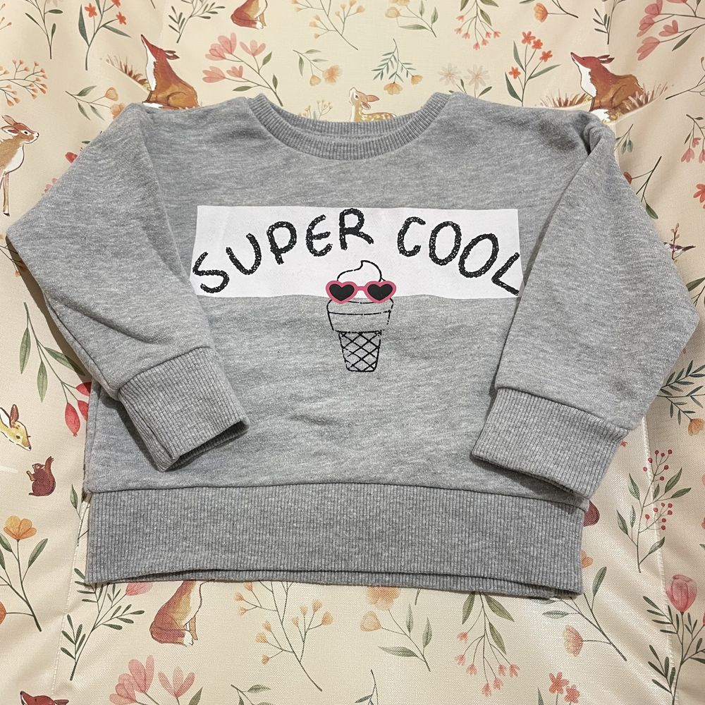 Bluza szara Super Cool lód Minoti 9-12 M