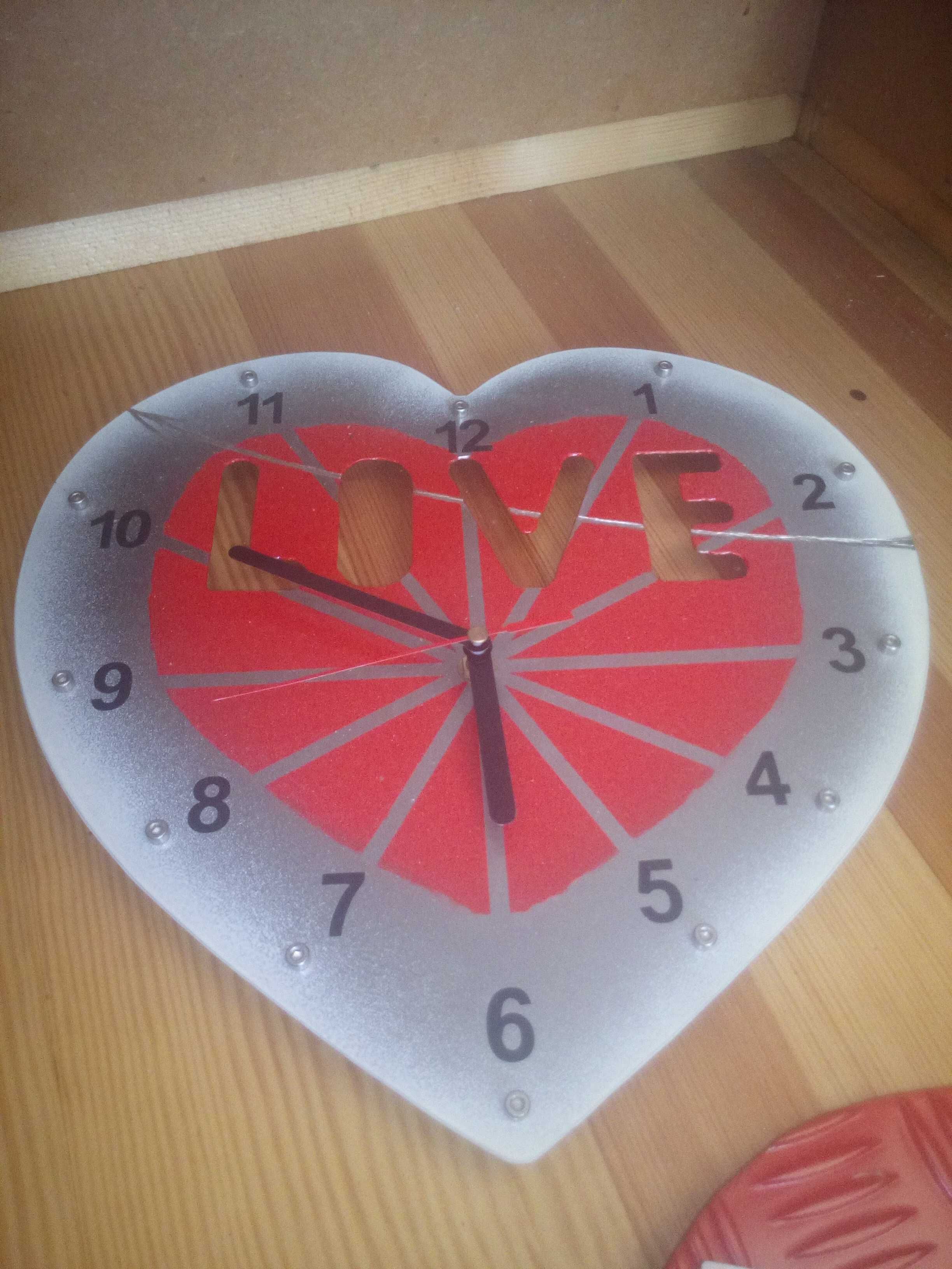 Zegar serce,zegarek, zegar ,love ,kierownica, Walentynki
