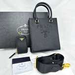 Torba typu shopper PRADA ze skóry Saffiano