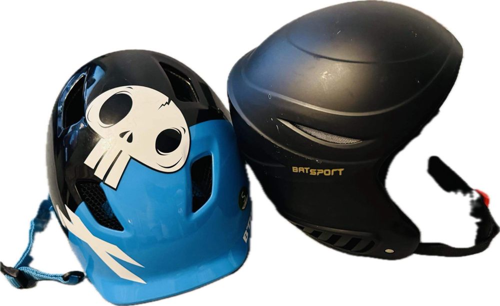 Kask narciarski dzieciecy czarny stan bdb -