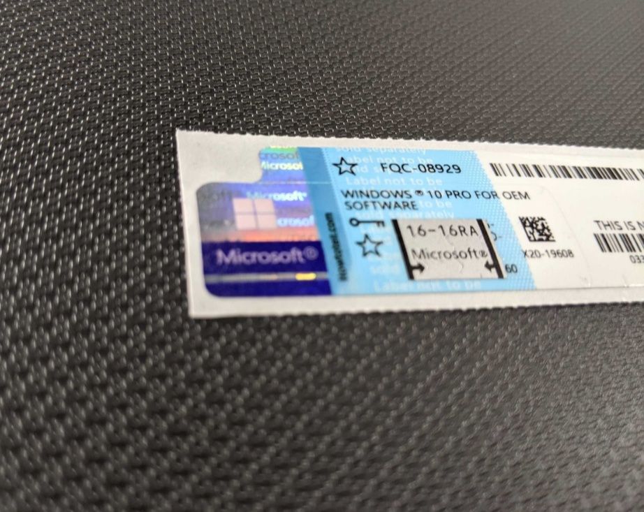 Windows stiker 10 pro OEM ключ ліцензія наклейка активації віндовс