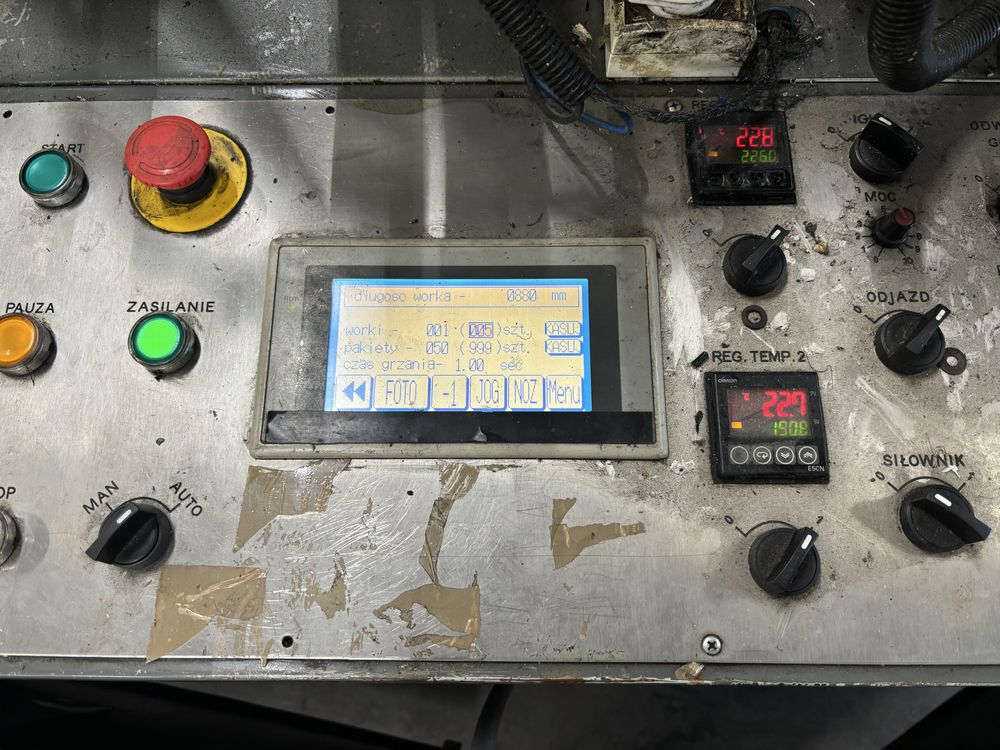 Zgrzewrka mechaniczna do prodkucji woreczkow HDPE LDPE