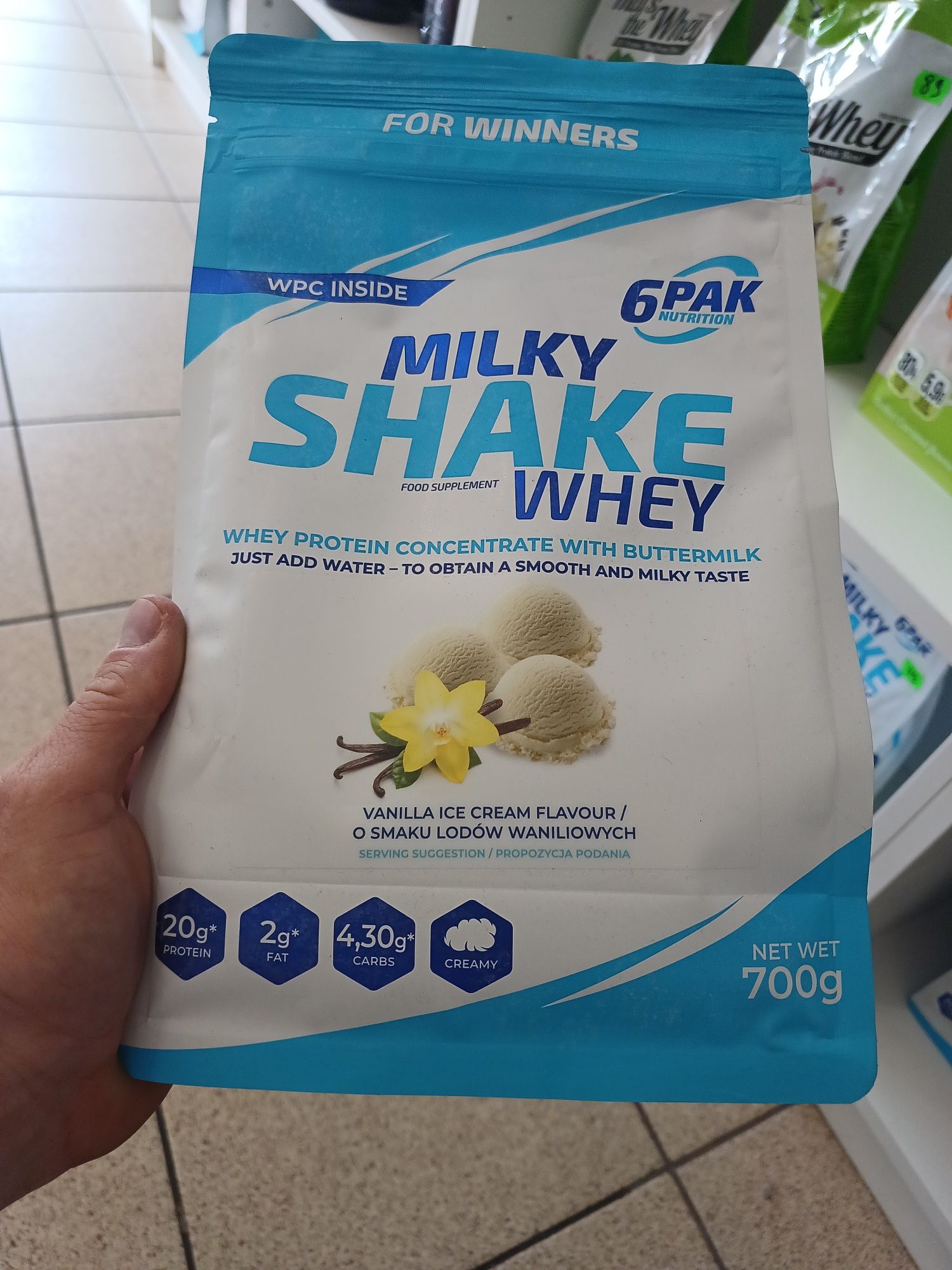 Milk Shake whey 700g