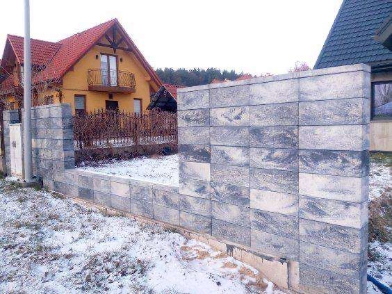 WYPRZEDAŻ MAGAZYNOWA Skandynawska szarość pustak na ogrodzenie