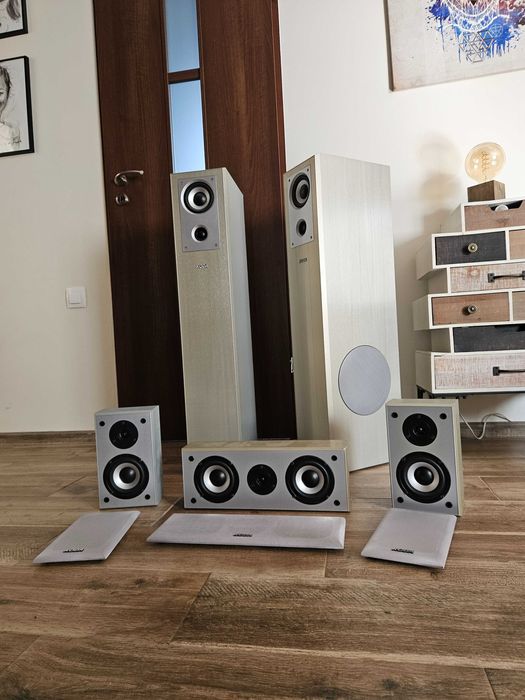 OKAZJA Glosniki kolumny kino domowe z subwooferem Koda av sg 550f