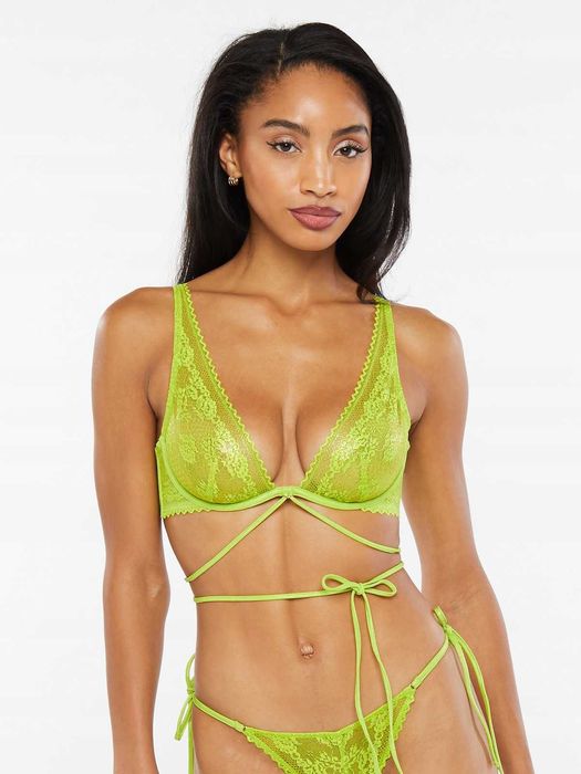 Biustonosz miękki wiązany 70A od Savage Fenty