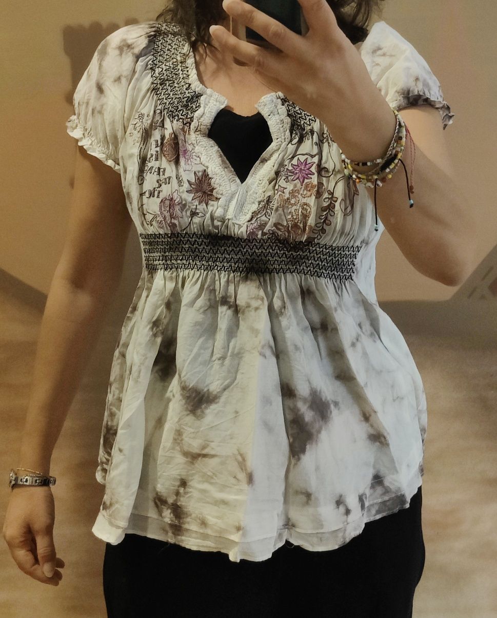 T-shirt, blusa, manga curta, Desigual 36