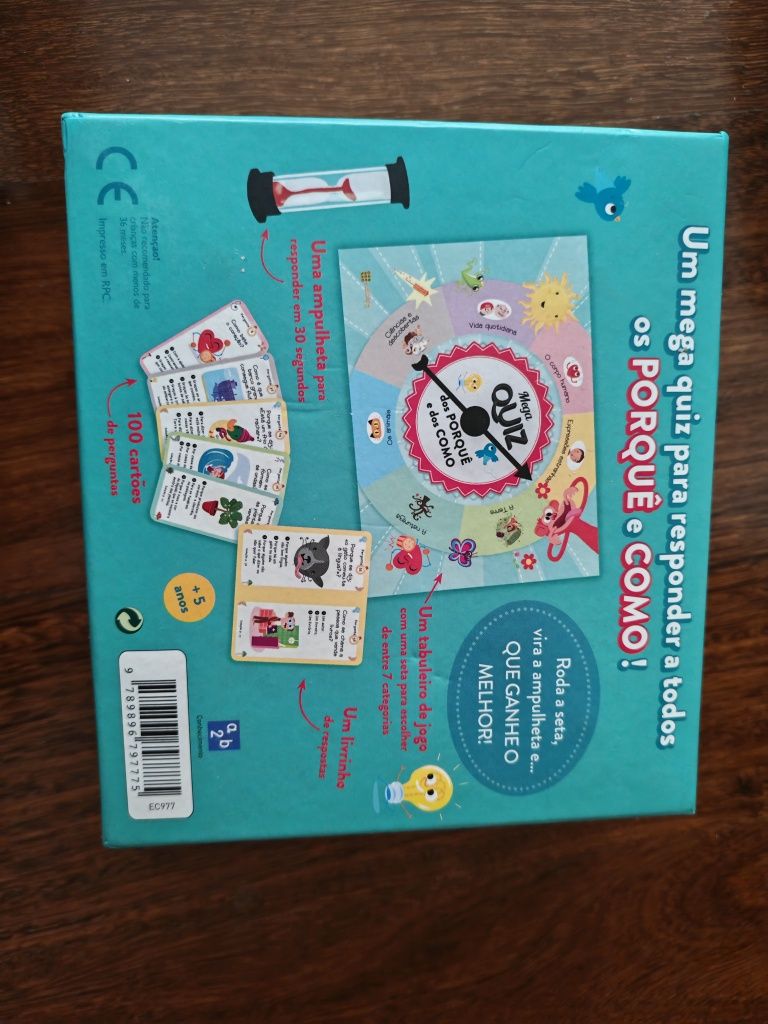 Vendo Jogo Quiz dos Porquê e dos Como  + 5 anos
