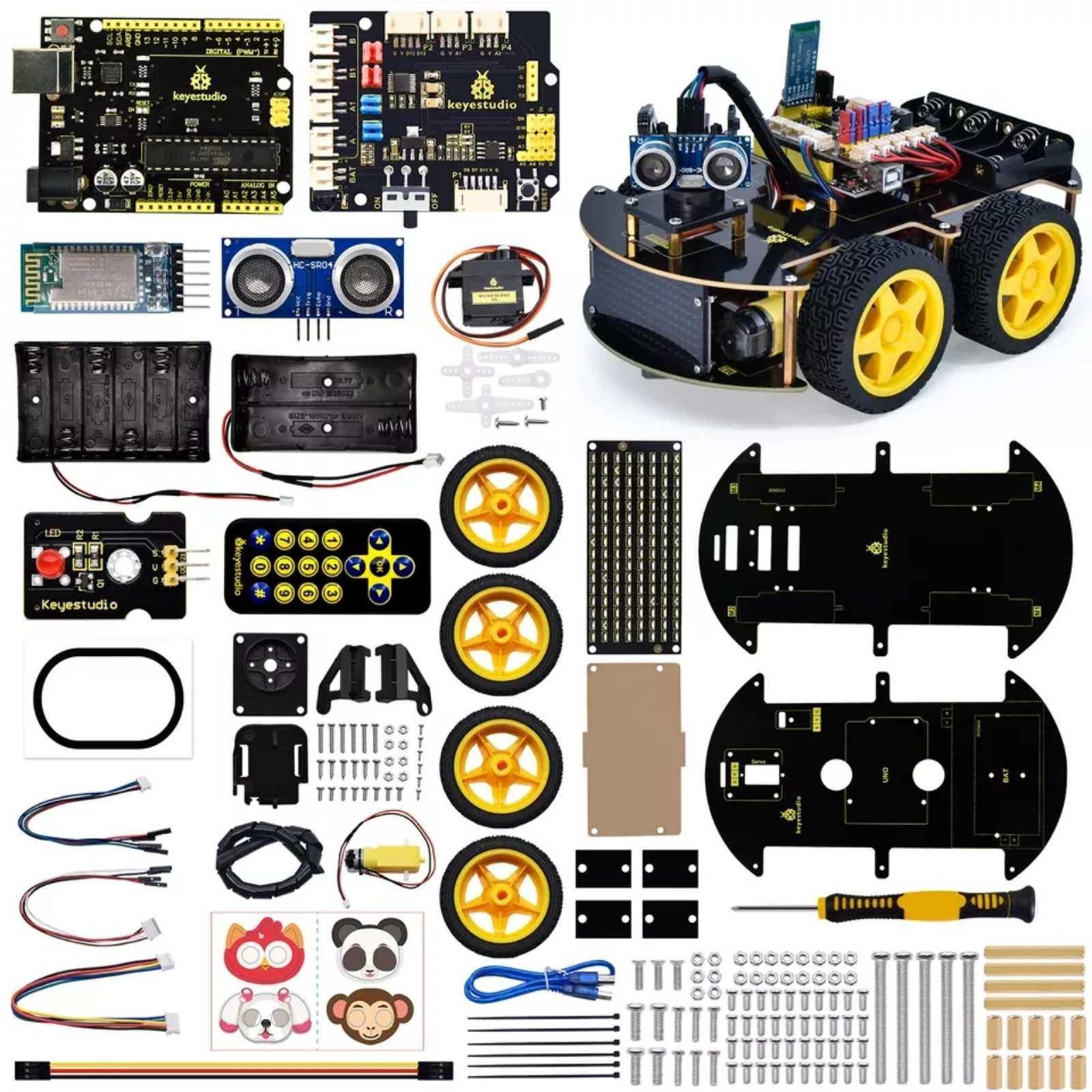 Набор Arduino Keyestudio Robot Car v2.0