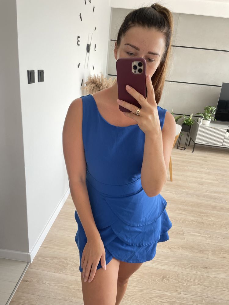 Sukienka chabrowa