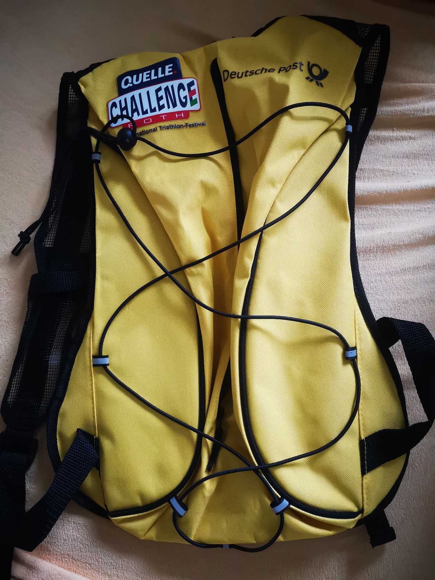 Plecak biegowy żółty