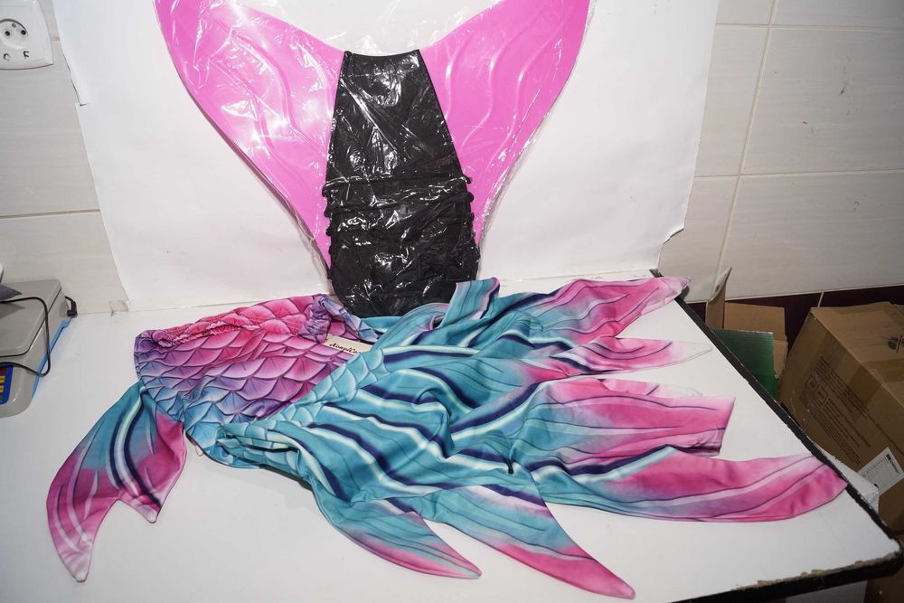 Syreni ogon do pływania strój kąpielowy płetwa monofin S