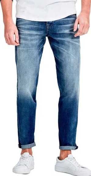 JACK&JONES - MIKE FIT - Męskie Spodnie Jeansowe 28/30 Nowe !