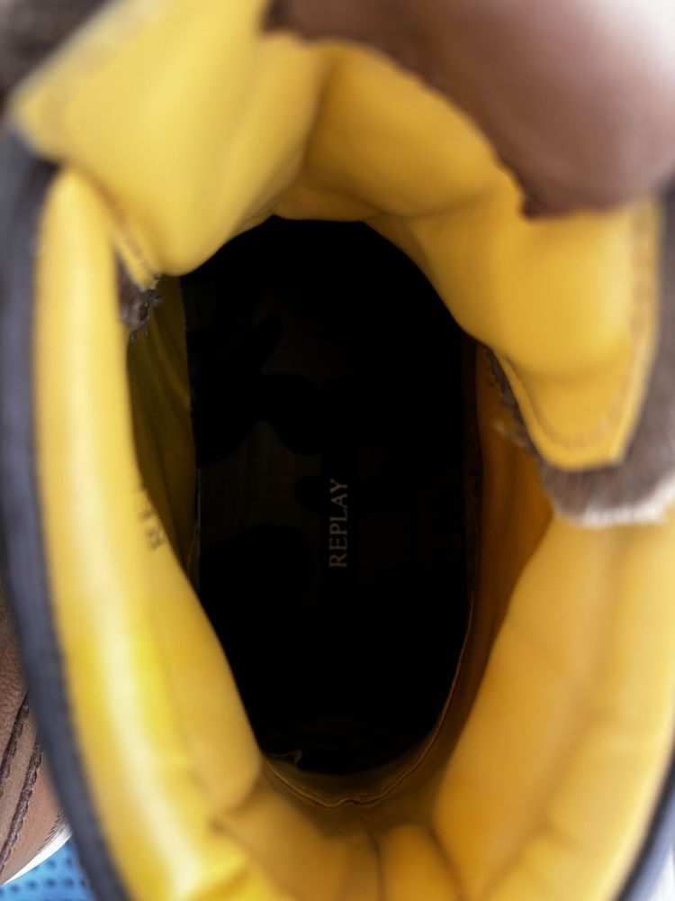 Botas em pele Replay 41