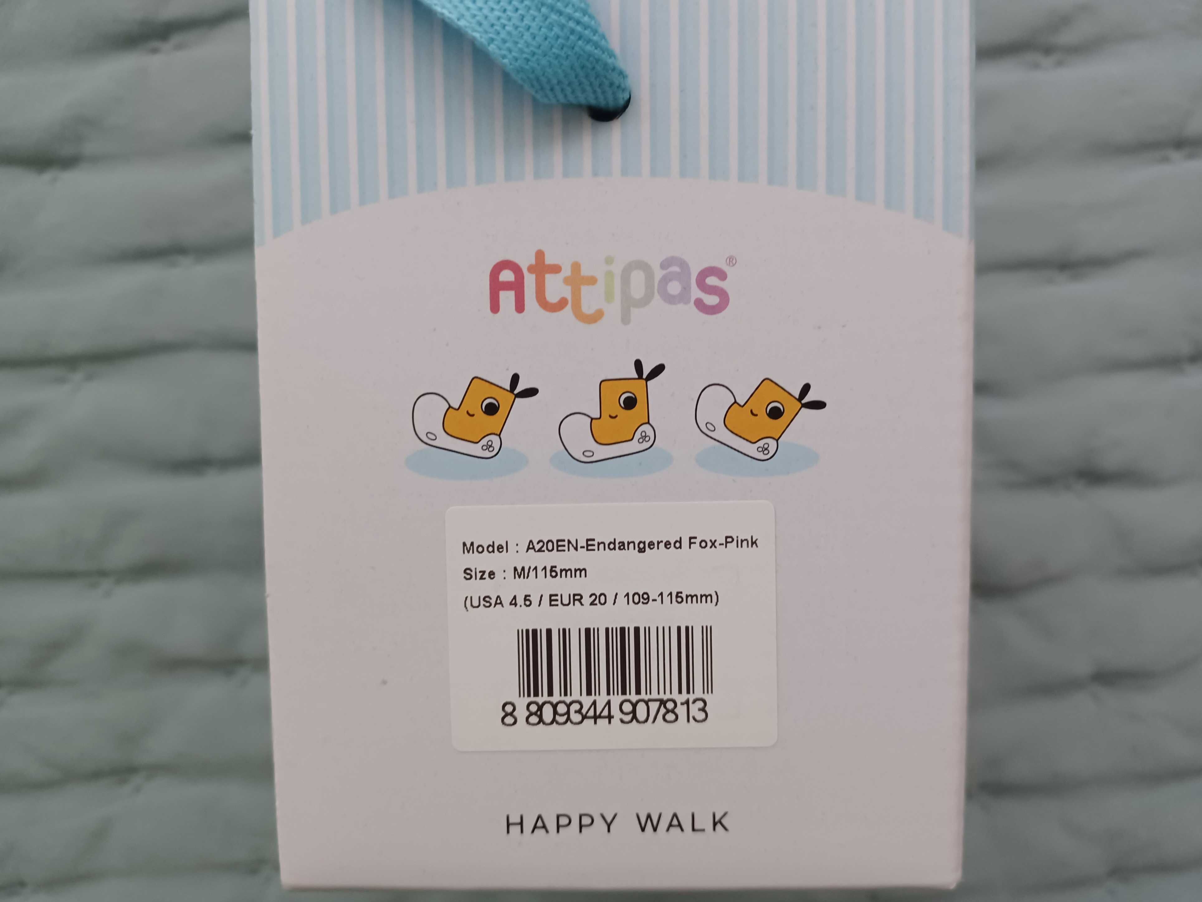 Attipas Bebé Fox Pink tamanho 20 - NOVOS