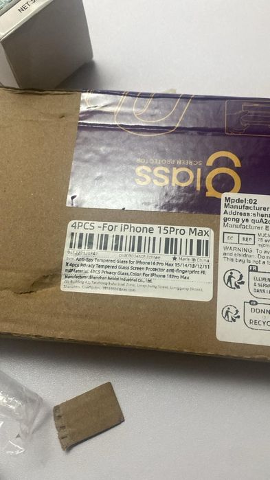 Vidro protetor iPhone 15 pro max