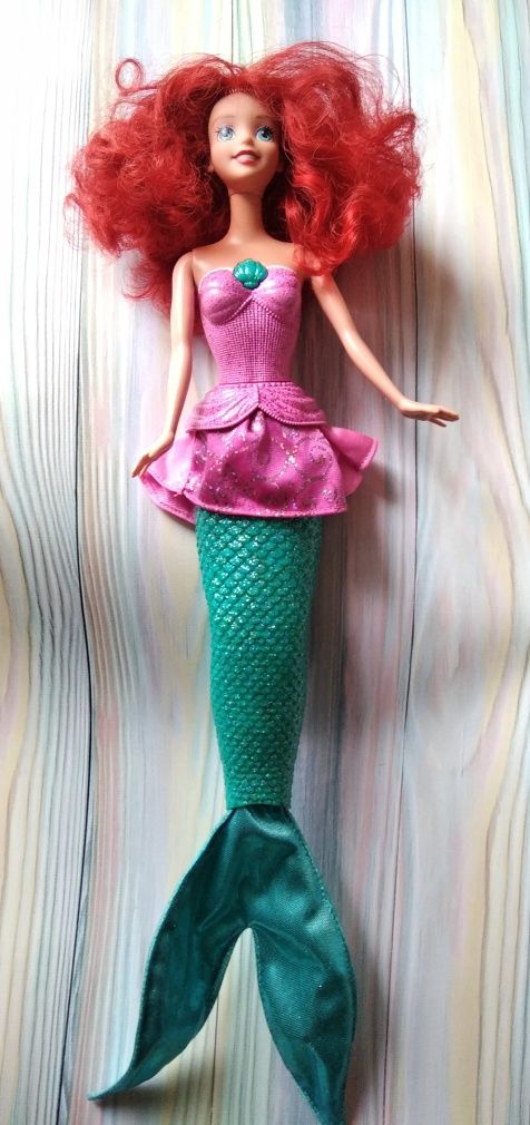 Кукла музыкальная  барби русалка 2 в 1 barbie mattel оригинал