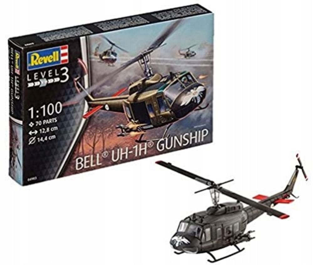 Model do sklejania REVELL 04983 Bell UH-1H Gunshi p