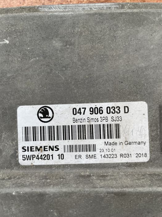 Skoda Fabia I 1.4 mpi AZF sterownik komputer silnika ECU