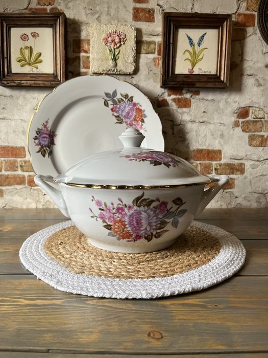 Супница и большое блюдо Дулево. СССР.