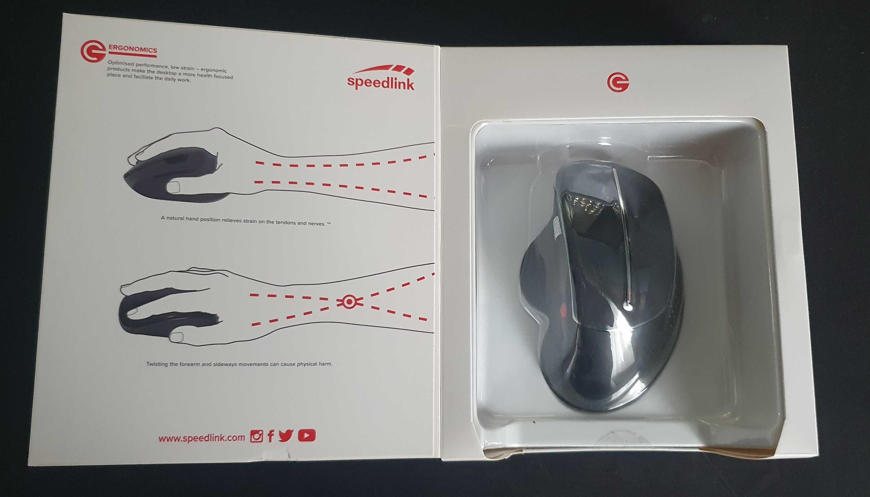 Ergonomiczna mysz bezprzewodowa Speed-Link Litiko