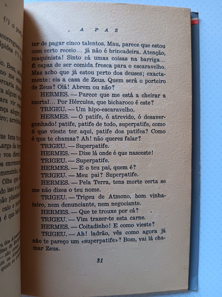 A Paz, Aristófanes