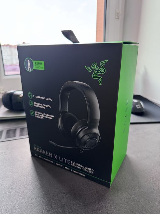 Гарнітура дротова ігрова Razer Kraken X Lite / навушники ігрові Razer