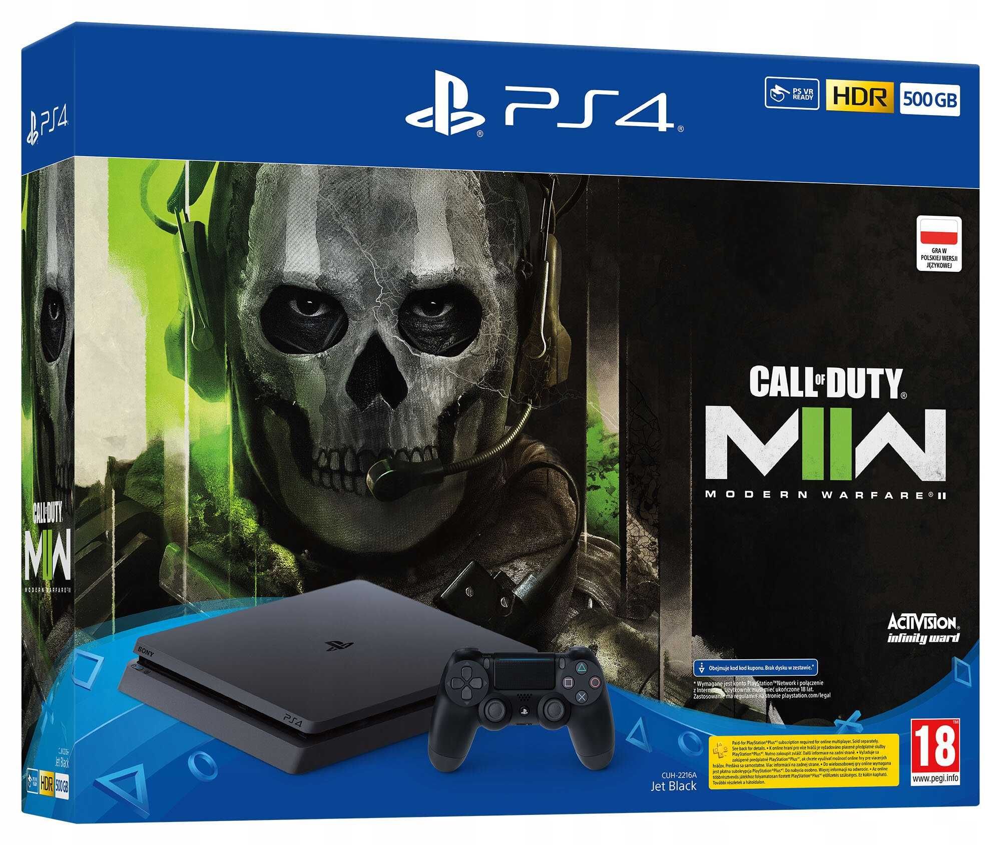 приставка Sony PlayStation 4 Slim 500GB + Геймпад + Call of Duty