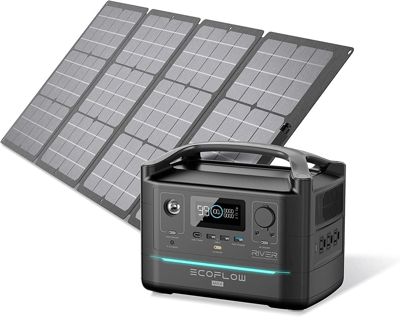 Солнечная панель батарея для EcoFlow, BLUETTI, JacKeri, Power Plnt
