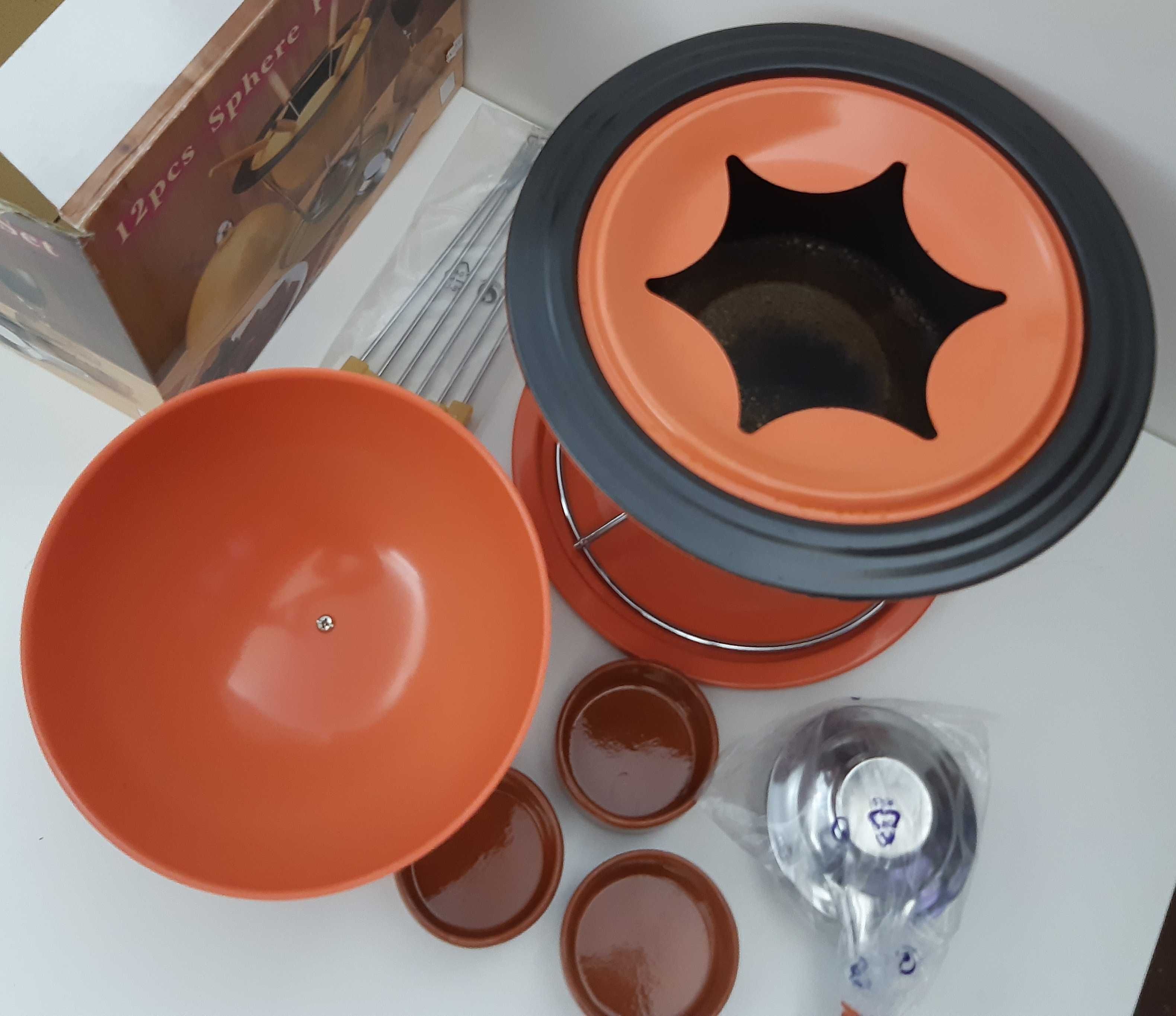Conjunto de Fondue 6 pessoas Completo e Funcional