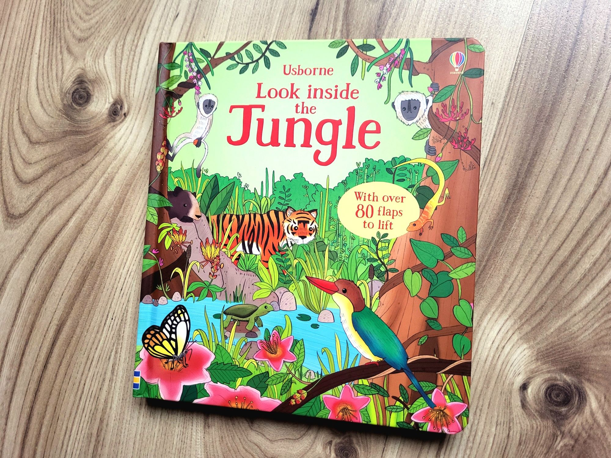 The Jungle Usborne Look Inside z okienkami po angielsku